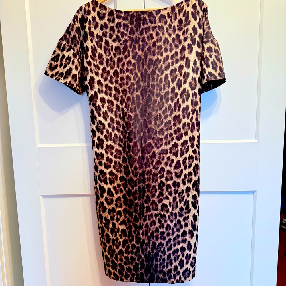 Love Moschino Leopard Print Dress